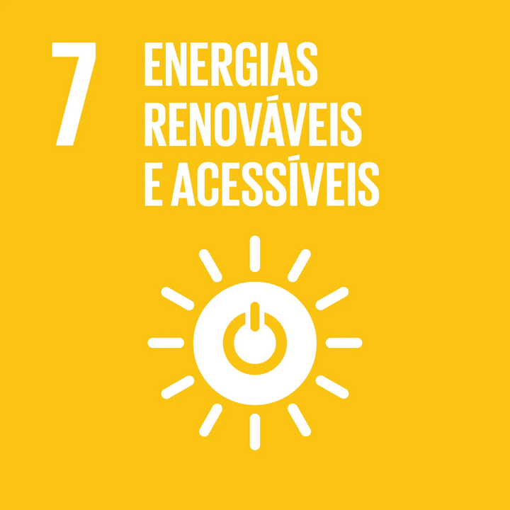 Ícone oficial do ODS 7: Energia Acessível e Limpa